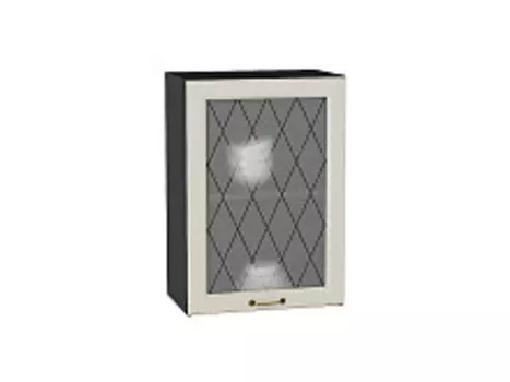 Шкаф верхний с 1-ой остекленной дверцей Ницца