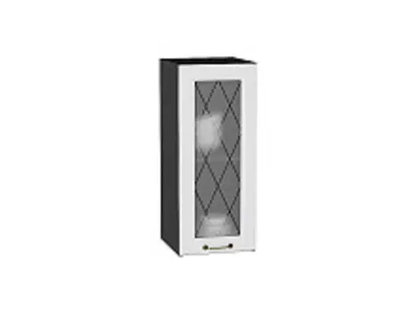 Шкаф верхний с 1-ой остекленной дверцей Ницца