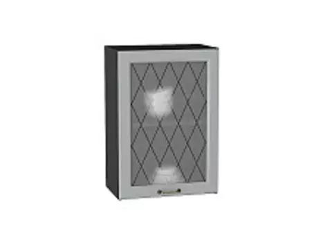 Шкаф верхний с 1-ой остекленной дверцей Ницца