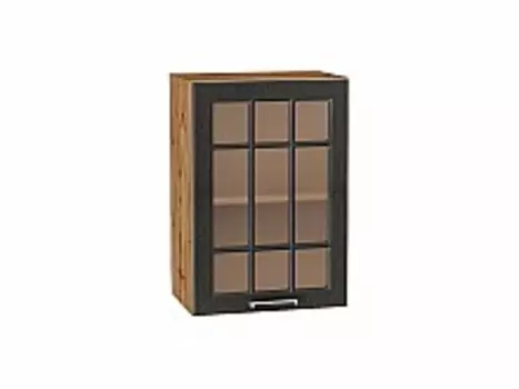 Шкаф верхний с 1-ой остекленной дверцей Прага