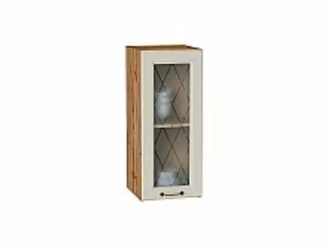 Шкаф верхний с 1-ой остекленной дверцей Ницца