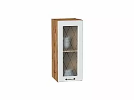 Шкаф верхний с 1-ой остекленной дверцей Ницца