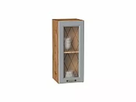 Шкаф верхний с 1-ой остекленной дверцей Ницца