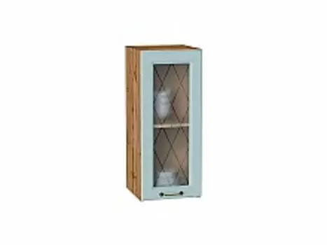 Шкаф верхний с 1-ой остекленной дверцей Ницца