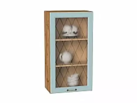 Шкаф верхний с 1-ой остекленной дверцей Ницца