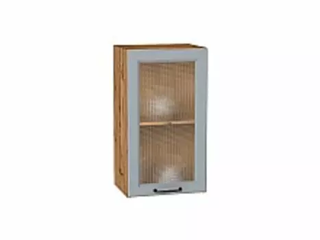 Шкаф верхний с 1-ой остекленной дверцей Ницца