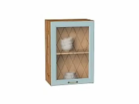 Шкаф верхний с 1-ой остекленной дверцей Ницца