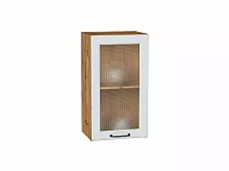 Шкаф верхний с 1-ой остекленной дверцей Ницца