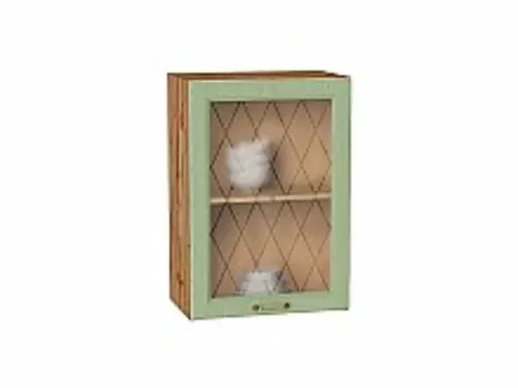 Шкаф верхний с 1-ой остекленной дверцей Ницца