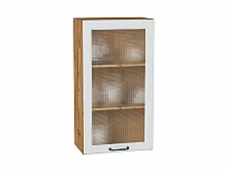 Шкаф верхний с 1-ой остекленной дверцей Ницца