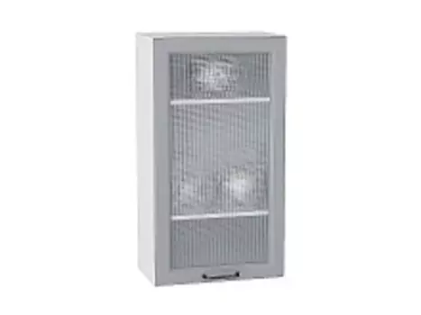 Шкаф верхний с 1-ой остекленной дверцей Ницца