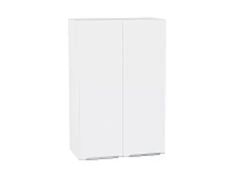Шкаф верхний с 2-мя дверцами Фьюжн В 609 Silky White-Белый | 60 см