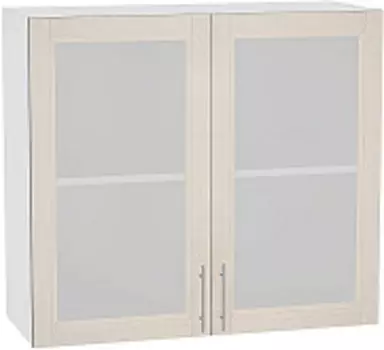 Шкаф верхний с 2-мя остекленными дверцами Сканди В 800 | 80 см