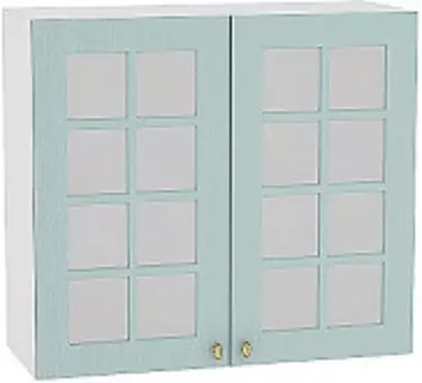 Шкаф верхний с 2-мя остекленными дверцами Прованс В 809 | 80 см