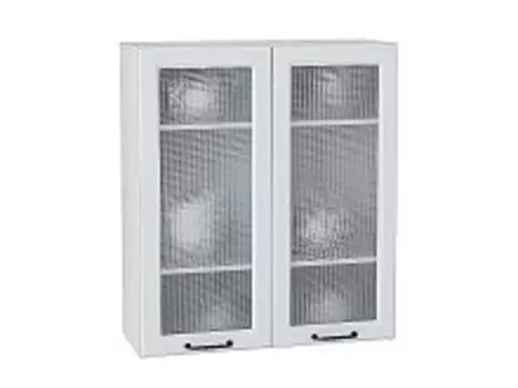 Шкаф верхний с 2-мя остекленными дверцами Ницца