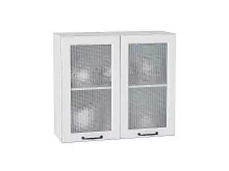 Шкаф верхний с 2-мя остекленными дверцами Ницца