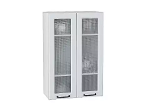 Шкаф верхний с 2-мя остекленными дверцами Ницца