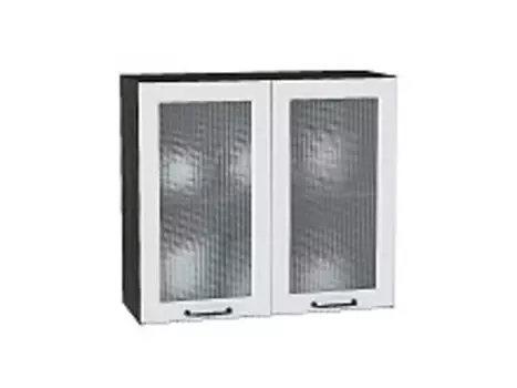 Шкаф верхний с 2-мя остекленными дверцами Ницца