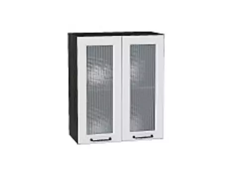 Шкаф верхний с 2-мя остекленными дверцами Ницца