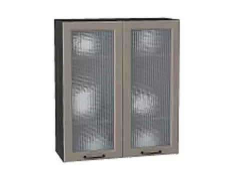 Шкаф верхний с 2-мя остекленными дверцами Ницца