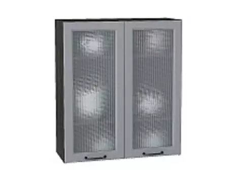 Шкаф верхний с 2-мя остекленными дверцами Ницца