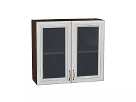 Шкаф верхний с 2-мя остекленными дверцами Шале