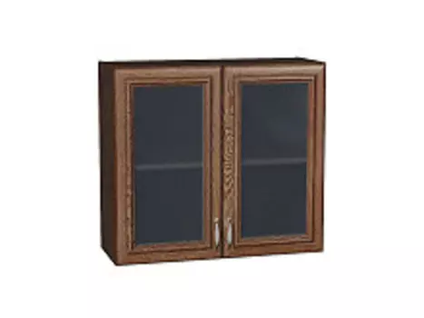 Шкаф верхний с 2-мя остекленными дверцами Шале