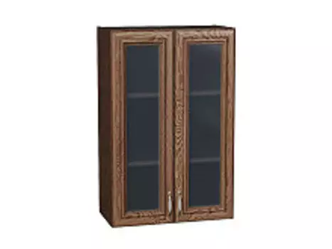 Шкаф верхний с 2-мя остекленными дверцами Шале