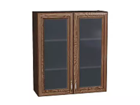 Шкаф верхний с 2-мя остекленными дверцами Шале