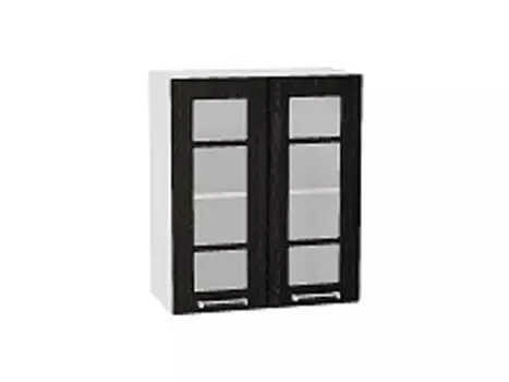 Шкаф верхний с 2-мя остекленными дверцами Прага