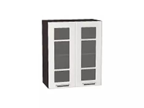 Шкаф верхний с 2-мя остекленными дверцами Прага