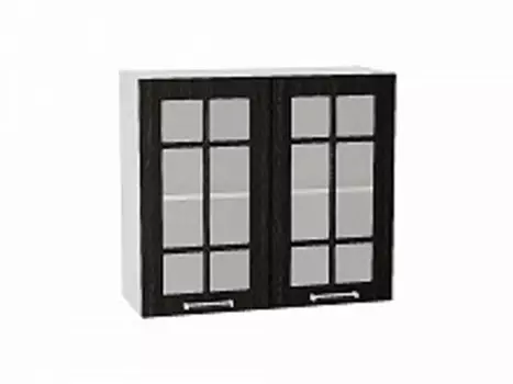 Шкаф верхний с 2-мя остекленными дверцами Прага