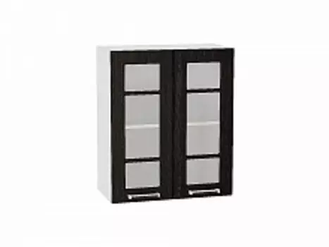 Шкаф верхний с 2-мя остекленными дверцами Прага