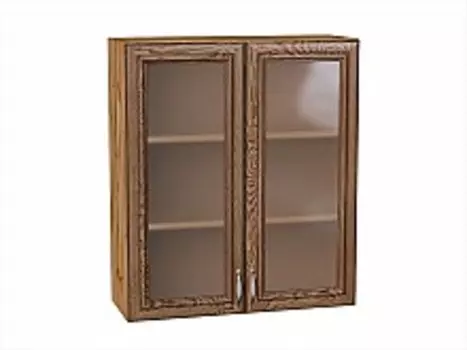 Шкаф верхний с 2-мя остекленными дверцами Шале