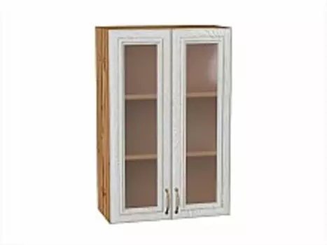 Шкаф верхний с 2-мя остекленными дверцами Шале