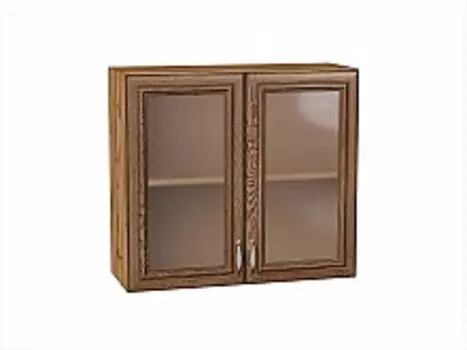 Шкаф верхний с 2-мя остекленными дверцами Шале