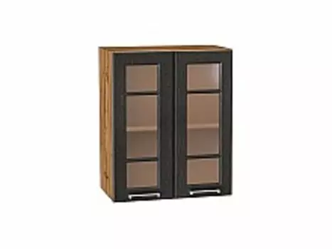 Шкаф верхний с 2-мя остекленными дверцами Прага