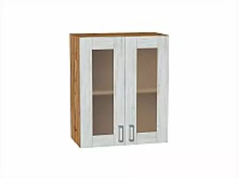 Шкаф верхний с 2-мя остекленными дверцами Лофт