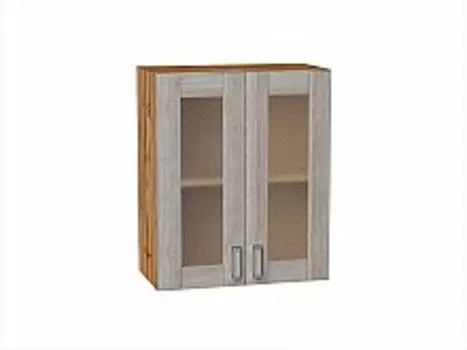 Шкаф верхний с 2-мя остекленными дверцами Лофт