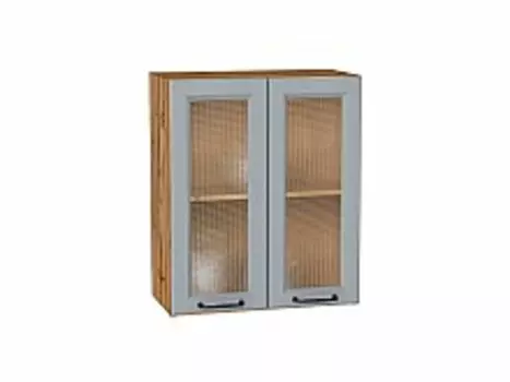 Шкаф верхний с 2-мя остекленными дверцами Ницца