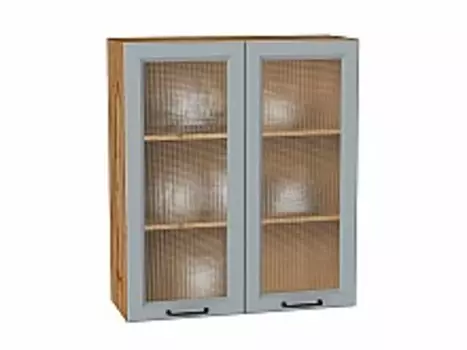 Шкаф верхний с 2-мя остекленными дверцами Ницца