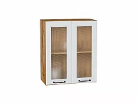 Шкаф верхний с 2-мя остекленными дверцами Ницца