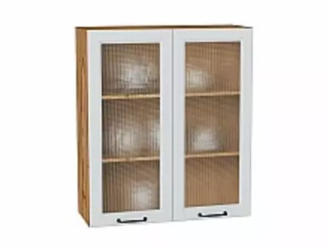 Шкаф верхний с 2-мя остекленными дверцами Ницца