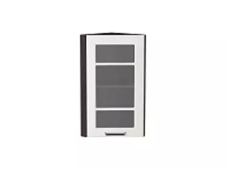 Шкаф верхний торцевой остекленный Прага ВТ 230