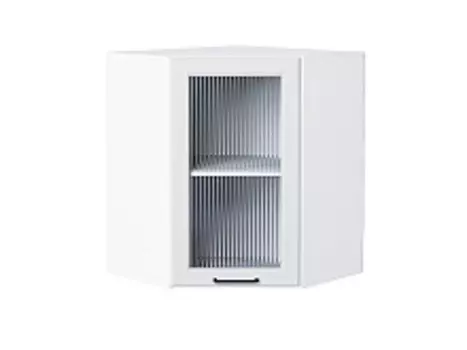 Шкаф верхний угловой остекленный Барселона