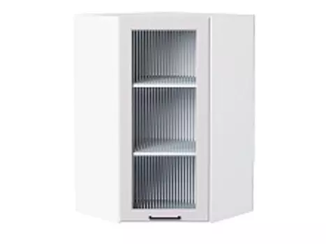 Шкаф верхний угловой остекленный Барселона