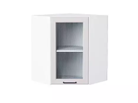 Шкаф верхний угловой остекленный Барселона