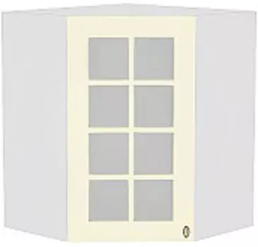 Шкаф верхний угловой остекленный Прованс ВУ 599 | 60 см