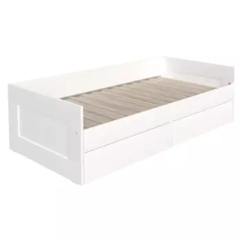 СИРИУС кровать раздвижная с ящиками 80х200 белая RU