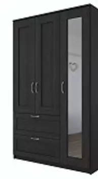 Сириус шкаф комбинированный 3 двери и 2 ящика | 117,1 см